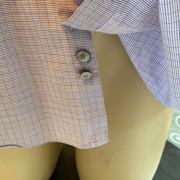 JOHN VARVATOS USA Modern Fit Long Sleeve Button Up Shirt. 15.5”(32/33) Slim fit - Picture 4 of 10